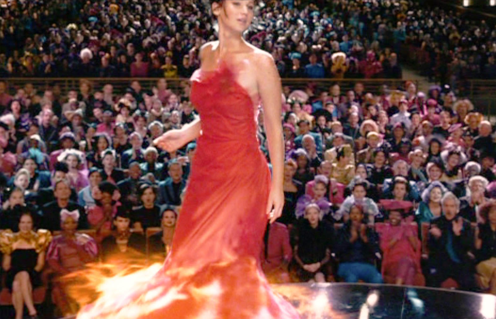 The Hunger Games Katniss On Fire